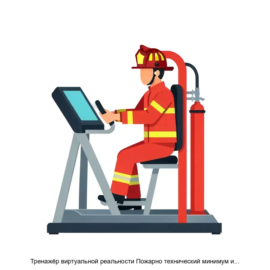 Тренажёр виртуальной реальности Пожарно технический минимум и применение первичных средств пожаротушения — Тренажёр виртуальной реальности «Пожарно-технический минимум и применение первичных средств пожаротушения».