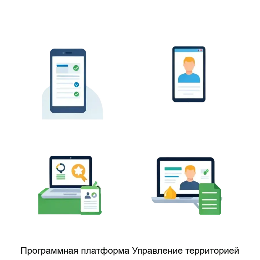 Программная платформа Управление территорией представляет собой комплексное решение. Основная задача: цифровое управление территориальными проектами.