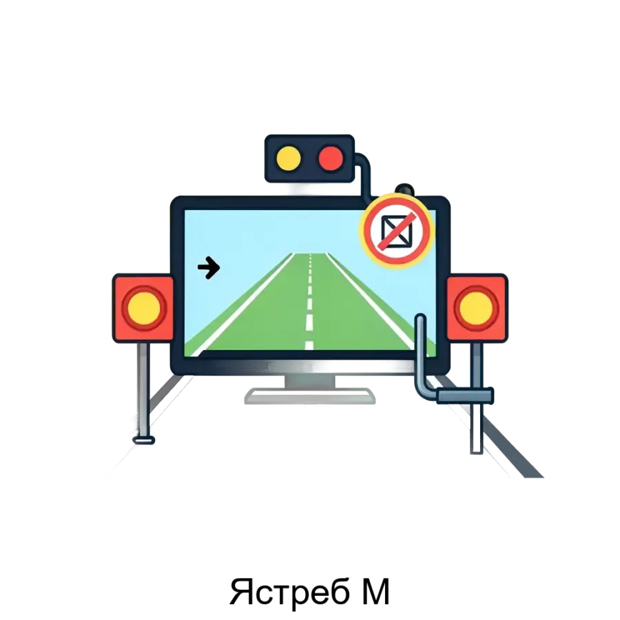 Программа для ЭВМ «Ястреб М» (далее – программа) предназначена для сбора, обработки, хранения и отображения сведений о транспортном потоке в составе комплекса автоматической фотовидеофиксации «Ястреб.