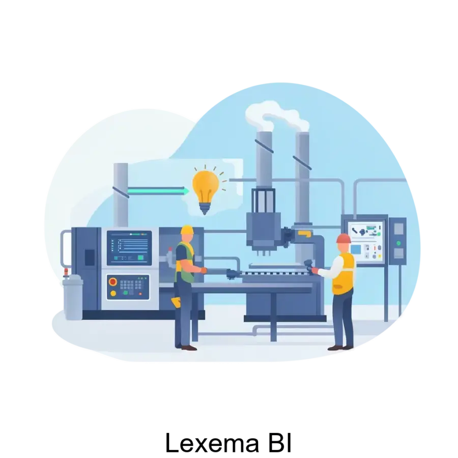 Lexema BI — Lexema-BI это цифровая система, способная автоматизировать принятие управленческих решений, необходимых для обеспечения эффективной работы производственной системы.