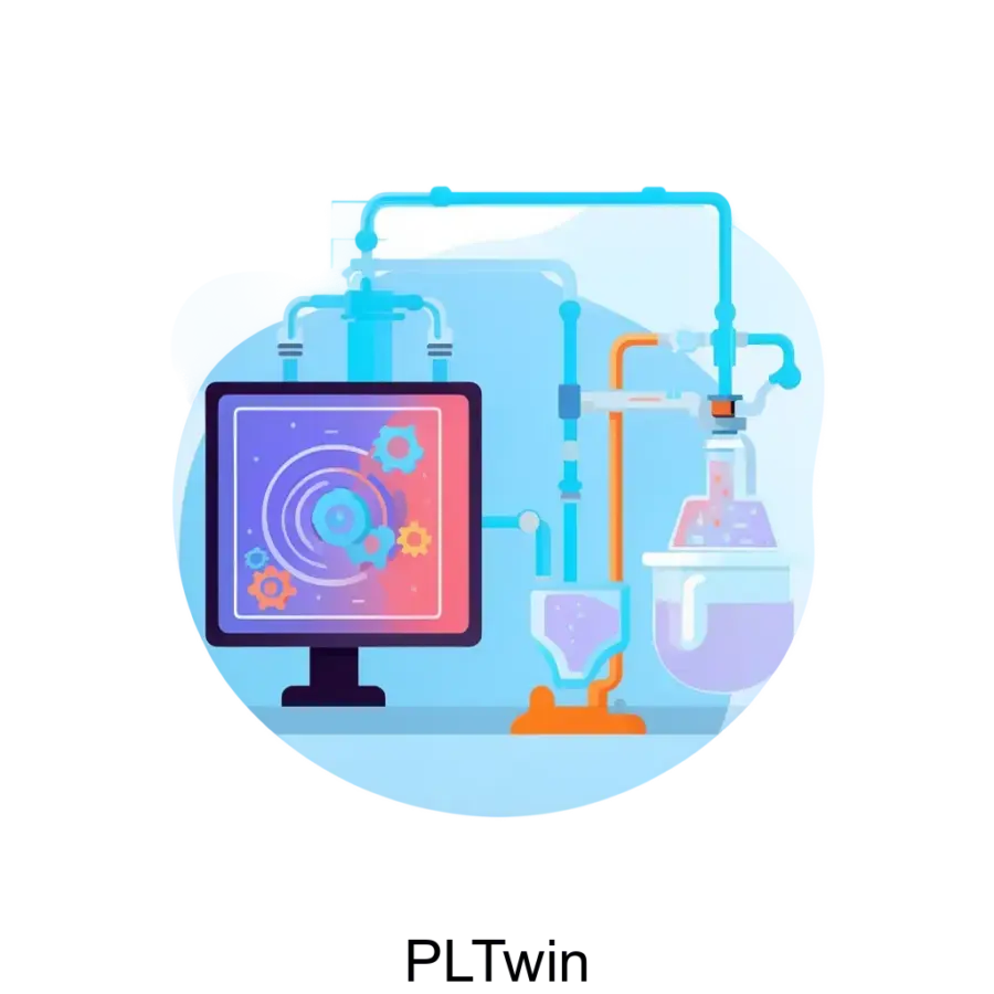 PLTwin — Имеет модульную структуру, обеспечивает решение задач по разработке цифрового двойника технологического процесса или объекта и проведения симуляции на нём.