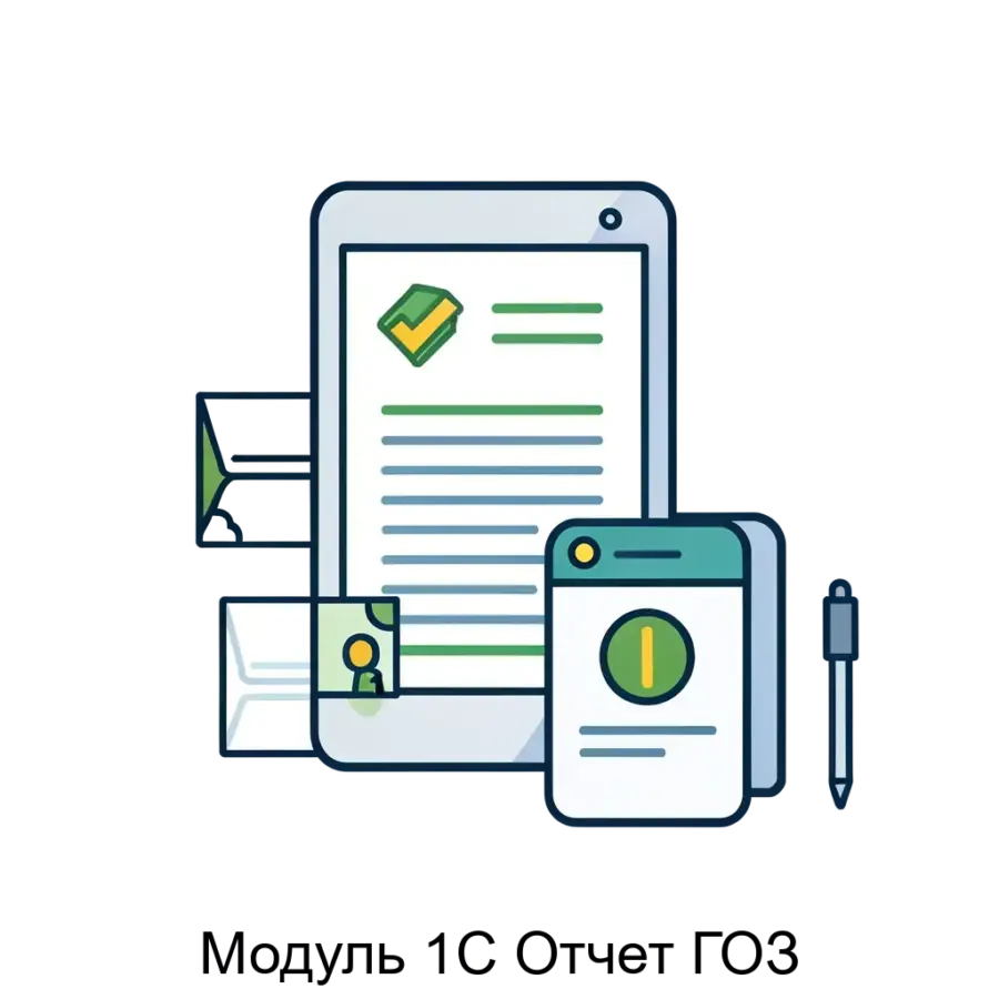 Модуль 1С Отчет ГОЗ — Модуль 1С «Отчет ГОЗ» для 1С:Бухгалтерия 8 и 1С:УПП 8 позволяет автоматизировать ведение раздельного учета и подготовку отчетности для организаций, участвующих в Гособоронзаказе.