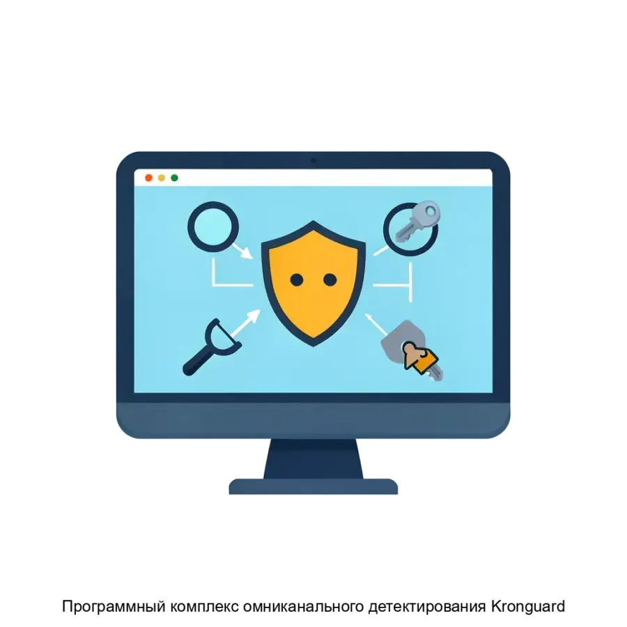 Программный комплекс омниканального детектирования Kronguard — это современное решение. Основная задача: интеллектуальный мониторинг мультисенсорных угроз.