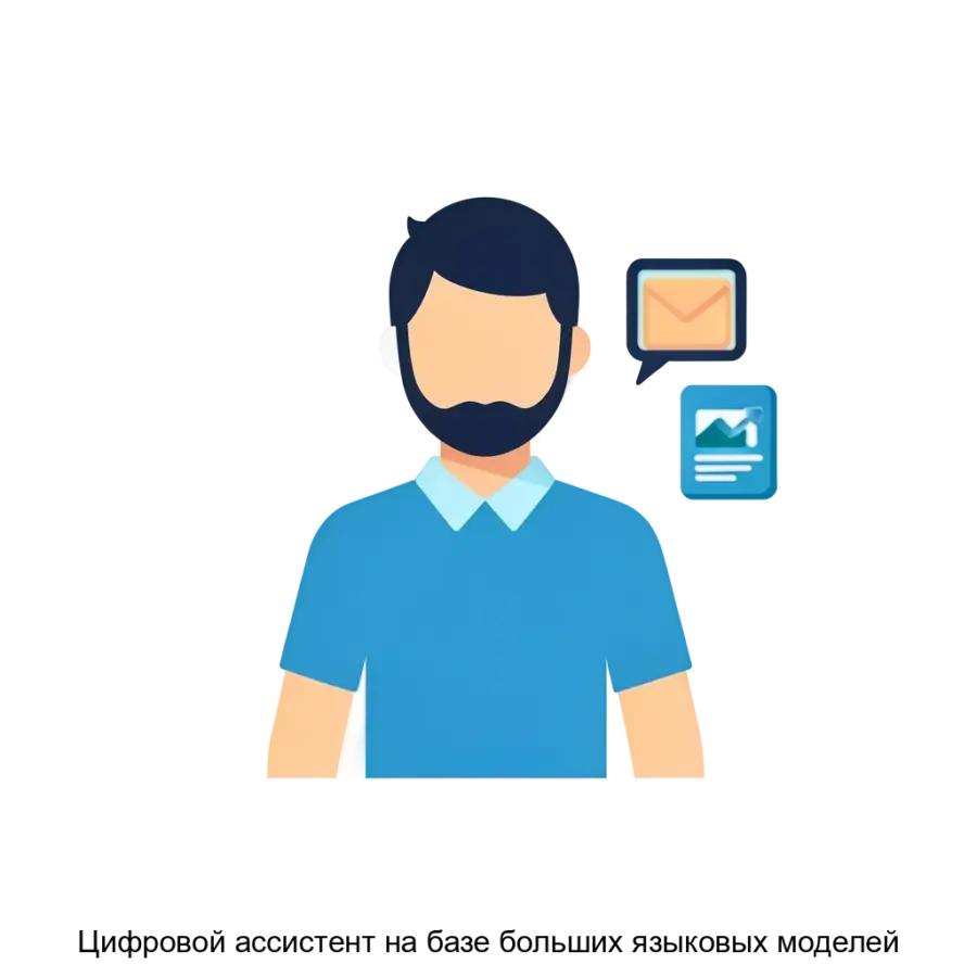 Цифровой ассистент на базе больших языковых моделей — Взаимодействие осуществляется посредством API.ПО «Цифровой ассистент» предназначено для получения информации и выполнения процедур в целевых системах без участия.