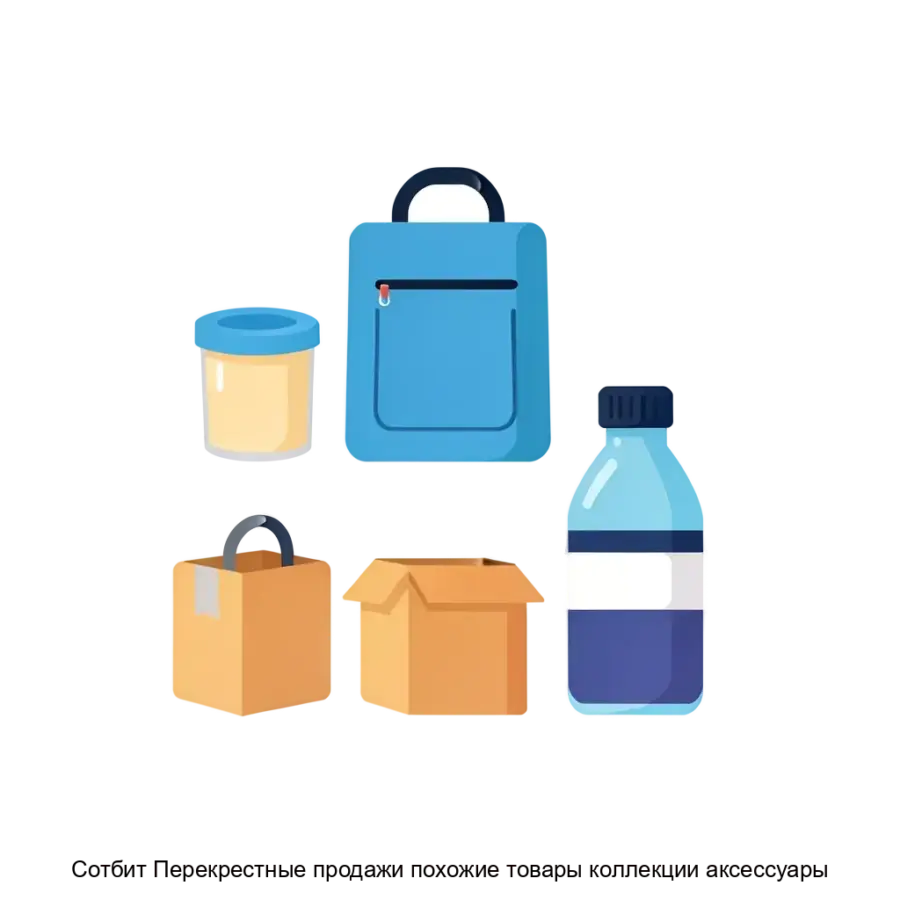 Сотбит Перекрестные продажи похожие товары коллекции аксессуары — «Сотбит: Перекрестные продажи – похожие товары, коллекции, аксессуары» - инструмент. Основная задача: **Инструмент допродажи релевантных товаров**.