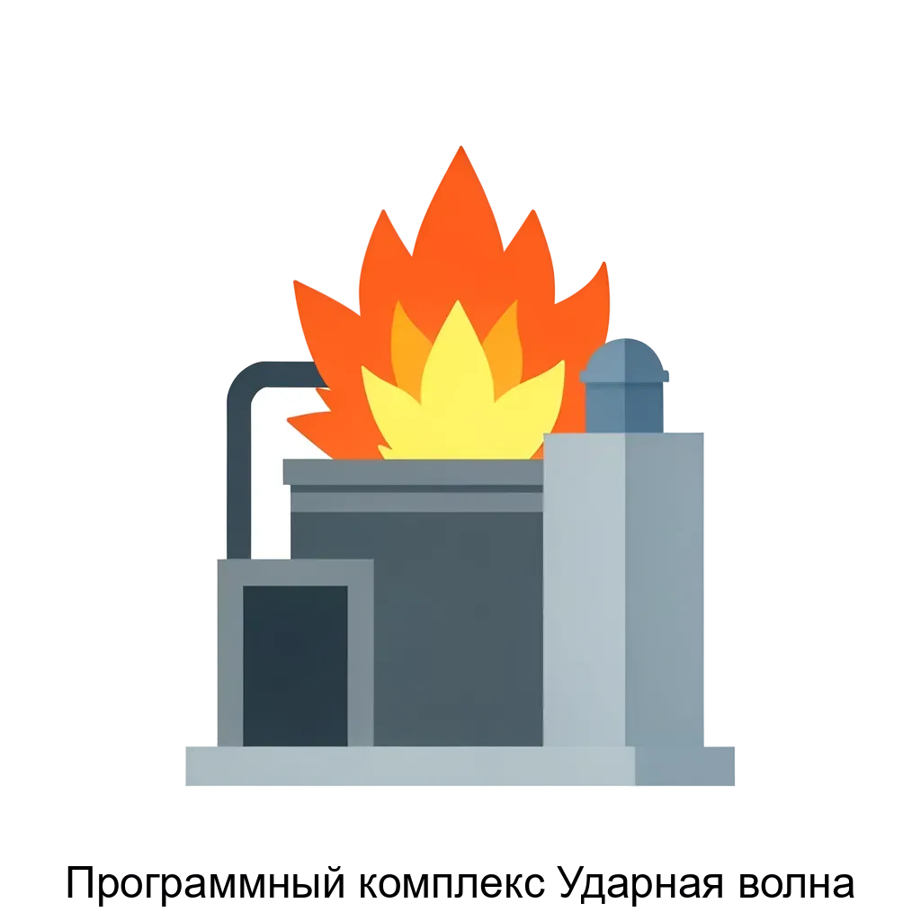 Программный комплекс Ударная волна — Расчет параметров распространения воздушных ударных волн (ВУВ), зон поражения и взрывобезопасных расстояния при взрывах газа и пыли в угольных шахтах и горных рудниках.Реализация.