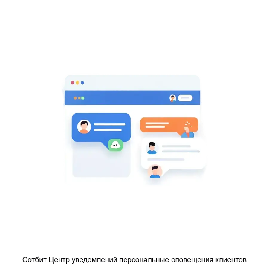 Сотбит Центр уведомлений персональные оповещения клиентов — «Сотбит: Центр уведомлений – персональные оповещения клиентов» - инструмент. Основная задача: персональные всплывающие уведомления на сайте.