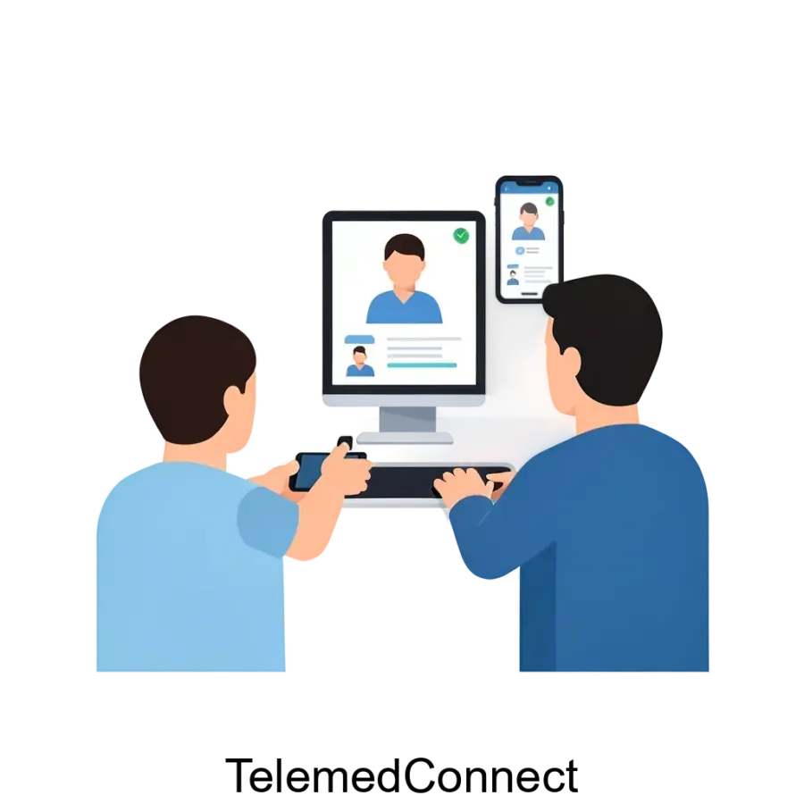 TelemedConnect — Программа предназначена для проведения удаленных медицинских осмотров, передачи данных осмотра в личный кабинет медицинскому работнику. Основная задача: удалённые осмотры с видеодокументированием данных.