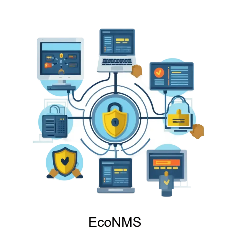 EcoNMS — это комплексное программное обеспечение для централизованного управления и мониторинга сетевой инфраструктуры. Основная задача: сетевой мониторинг, контроль, управление, безопасность.