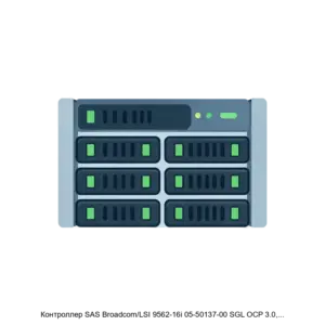 Купить Контроллер SAS Broadcom/LSI 9562-16i 05-50137-00 SGL OCP 3.0, RAID 0,1,5,6,10,50,60, 16port (2 * int SFF8654), 8GB Cache, 3916ROC, RTL - X-1178425 из реестра по лучшей цене