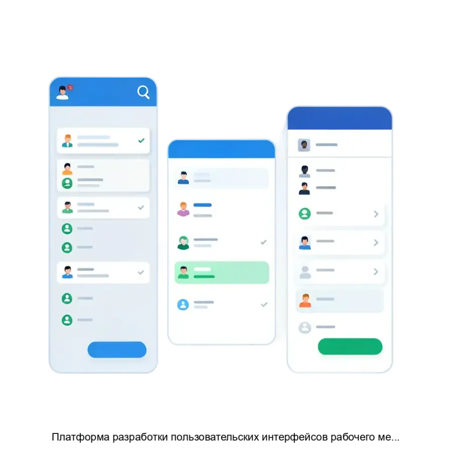 Платформа разработки пользовательских интерфейсов рабочего места оператора персонального компьютера — «Платформа разработки интерфейсов» представляет собой Low-code программное обеспечение.