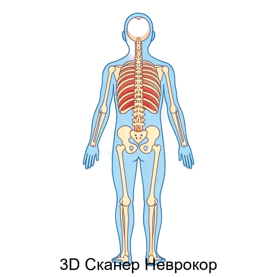 Программа «3D Сканер Неврокор» предназначена для регистрации, анализа пространственных и антропометрических параметров тела человека с помощью метода компьютерной оптической топографии.