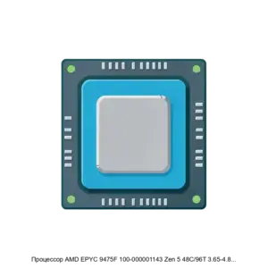 Купить Процессор AMD EPYC 9475F 100-000001143 Zen 5 48C/96T 3.65-4.8GHz (SP5, L3 256MB, 4nm, 400W) - X-1186601 из реестра по лучшей цене