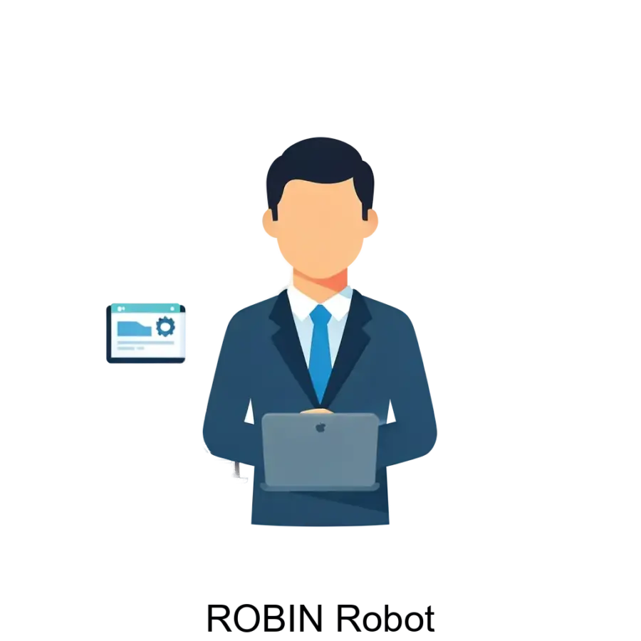 ROBIN Robot — это мощный компонент для автоматизации бизнес-процессов, специально предназначенный для выполнения сценариев роботизации, разработанных с помощью программы «ROBIN Studio».