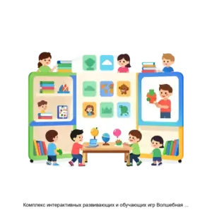 Купить Комплекс интерактивных развивающих и обучающих игр Волшебная поляна - MKS-MATA-18234 из реестра по лучшей цене