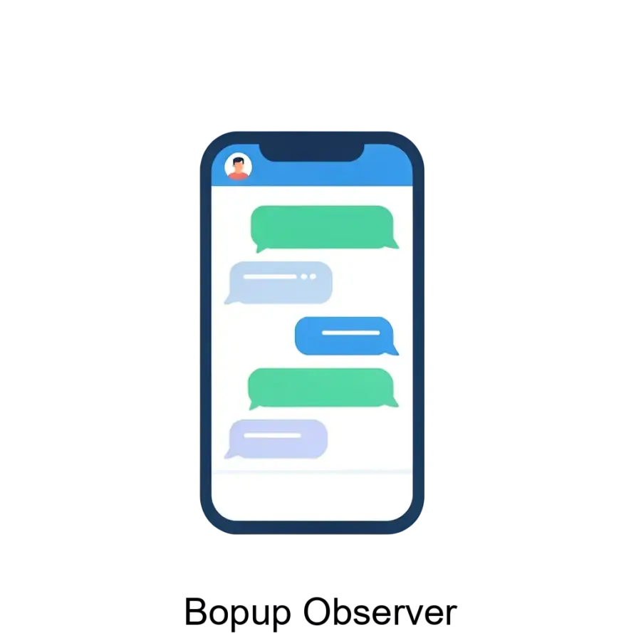 Bopup Observer — это современный инструмент для управления и мониторинга сетевых коммуникаций в режиме реального времени. Основная задача: корпоративный мессенджер с мониторингом чатов.