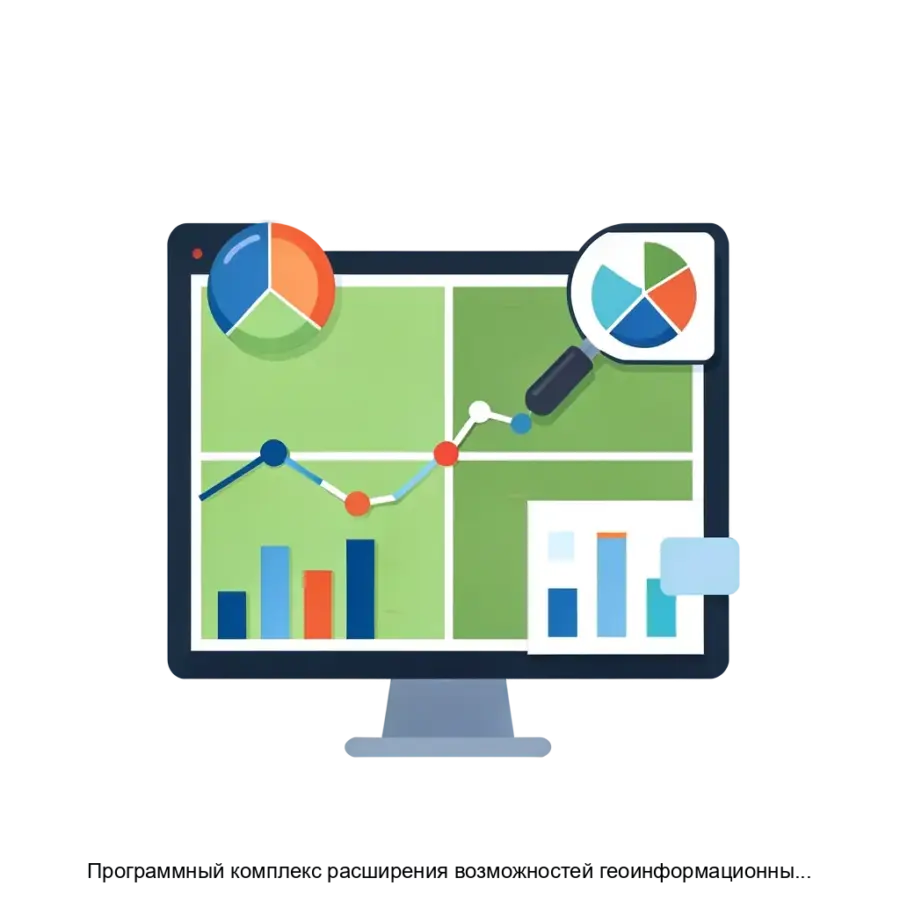 Программный комплекс расширения возможностей геоинформационных систем — Программа поддерживает подключение и анализ растровых изображений, а также позволяет строить и выдавать отчёты с картами и схемами.