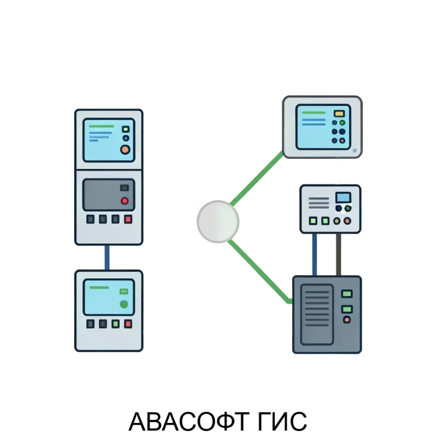 Программный модуль АВАСОФТ ГИС предназначен для автоматизации работ по учету электротехнического оборудования и его расположения на цифровой топографической основе.