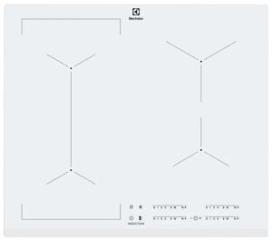 Купить Встраиваемые индукционные панели ELECTROLUX/ Индукционная,  !! 59 см, цвет: белый, индивидуальный слайдер для каждой зоны нагрева, 3-хступенчатая индикация остаточного тепла, акустический сигнал (вкл/выкл), блокировка панели управления, Таймер отключения - 4D-12883766 из реестра по лучшей цене