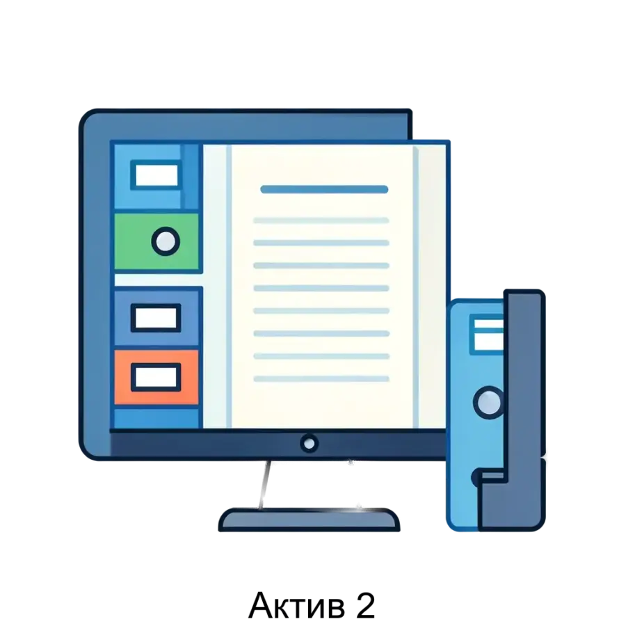 Программное обеспечение «Актив 2» предназначено для эффективного управления архивами и библиотеками, а также для обработки данных, связанных с хранением документов.