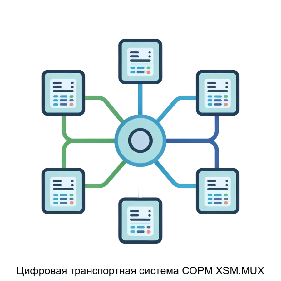 Цифровая транспортная система СОРМ XSM.MUX является многофункциональным устройством, предназначенным для подключения к Пультам Управления (ПУ) нескольких станций.