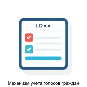 Купить Механизм учёта голосов граждан - MKS-FOND-20248 из реестра по лучшей цене