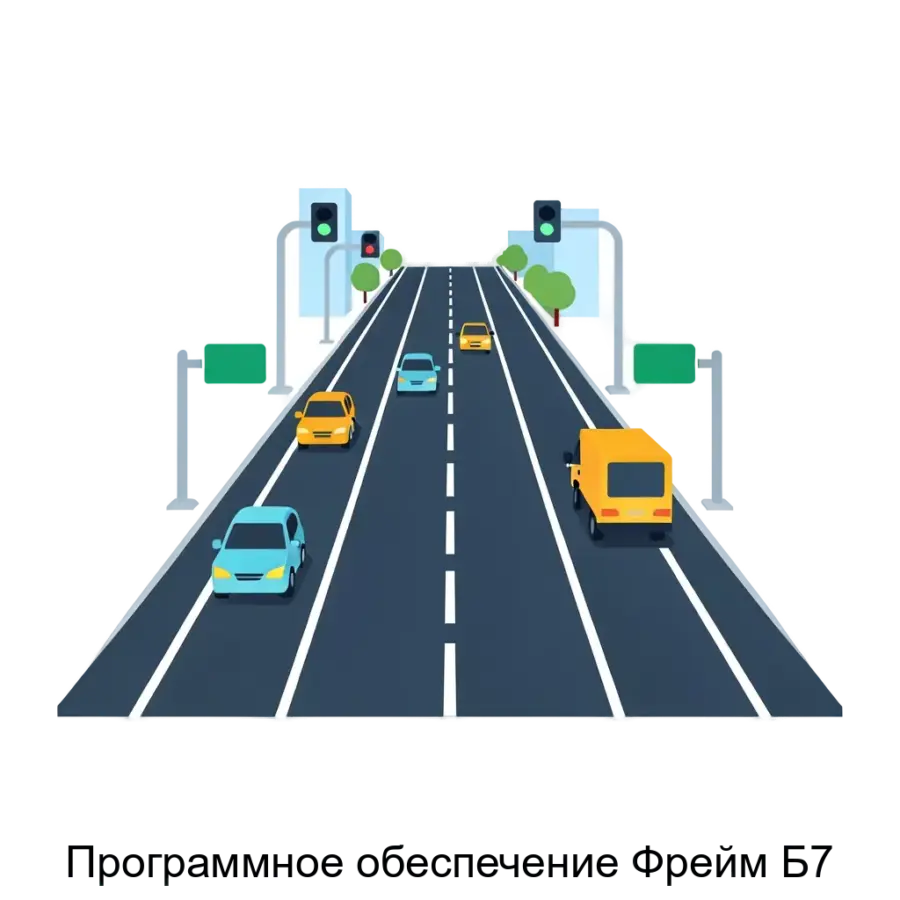 Программное обеспечение Фрейм Б7 — Программное обеспечение "Фрейм Б7" представляет собой комплексное решение для систем управления движением. Основная задача: управление дорожными потоками безопасно и эффективно.