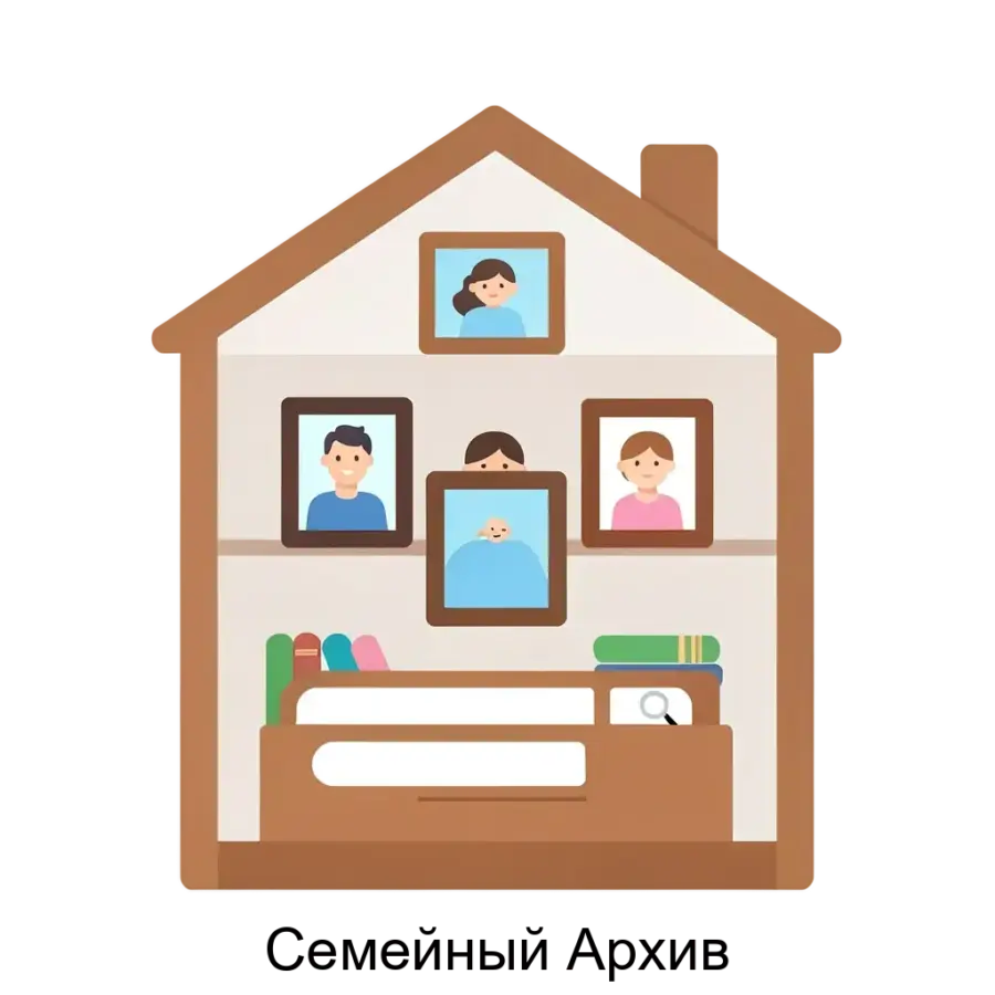 Семейный Архив — Программа позволяет собрать в одном месте фотографии, видео, сканы документов, аудиозаписи и другие важные для семьи файлы, создавая централизованное хранилище цифровой истории.