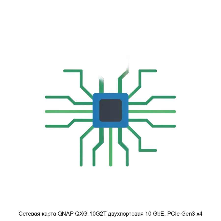 Сетевая карта QNAP QXG-10G2T двухпортовая 10 GbE, PCIe Gen3 x4 — Сетевая карта двухпортовая 10 GbE, PCIe Gen3 x4. Основная задача: сеть высокоскоростная PCIe-совместимость.