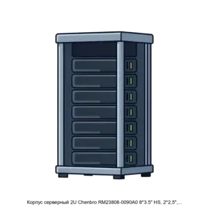 Купить Корпус серверный 2U Chenbro RM23808-0090A0 8*3.5" HS, 2*2,5", 2*USB 3.2, 2*800W HS - X-1209547 из реестра по лучшей цене