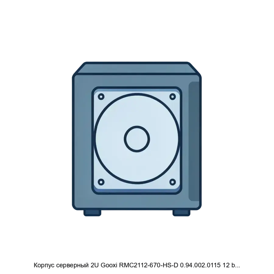 Корпус серверный 2U Gooxi RMC2112-670-HS-D 0.94.002.0115 12 bay chassis, 2*2.5"SAS/SATA 1300W 1+1 EU power cables rail kit — Корпус серверный 2U 12 bay chassis, 2*2.5"SAS/SATA 1300W 1+1 EU power cables rail kit.