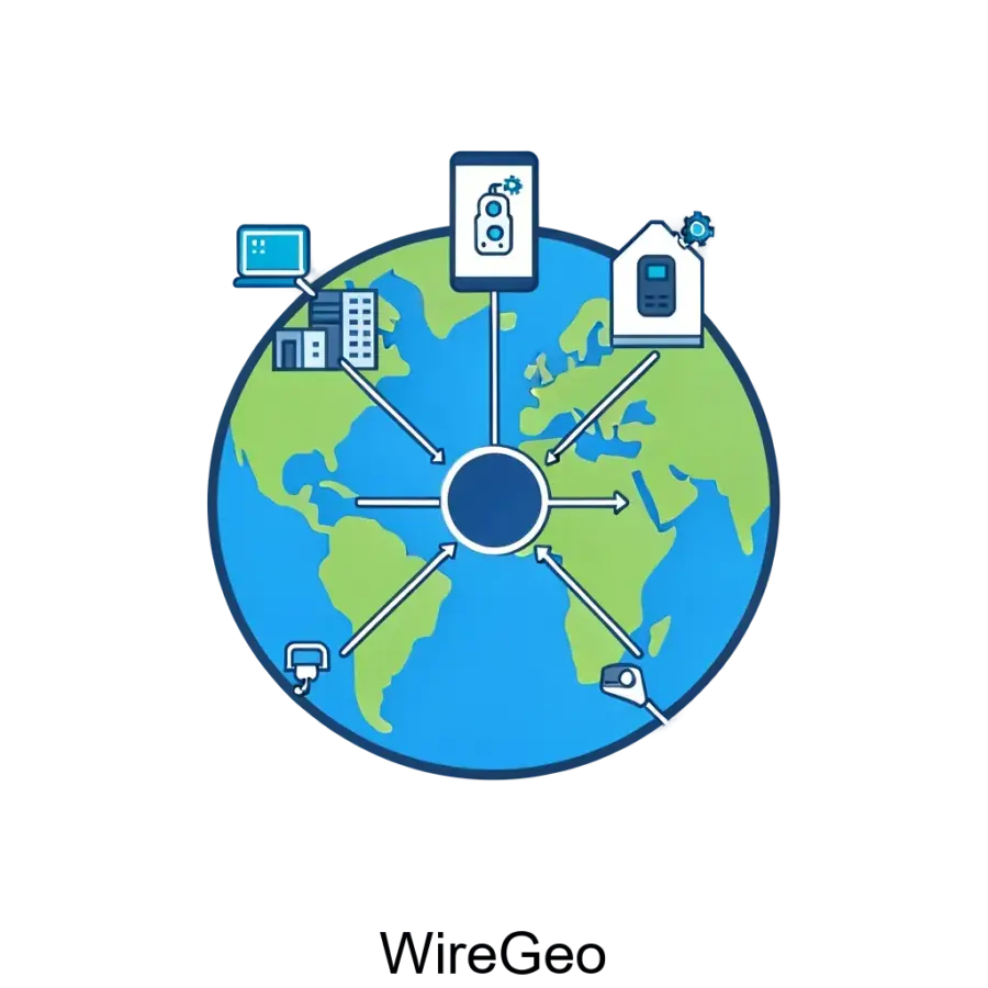 WireGeo — поддерживает различные протоколы связи, обеспечивая мониторинг и управление подключенными контроллерами, датчиками и устройствами интернета вещей. Основная задача: умная интеграция IoT в геосистеме.