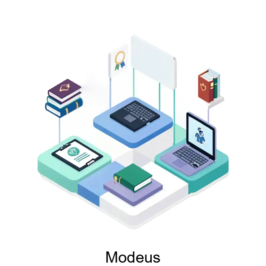Modeus — Решение позволяет проектировать новое образовательное пространство и смягчает переход к модульной системе управления учебным процессом. Основная задача: модульная платформа цифрового образования вузов.