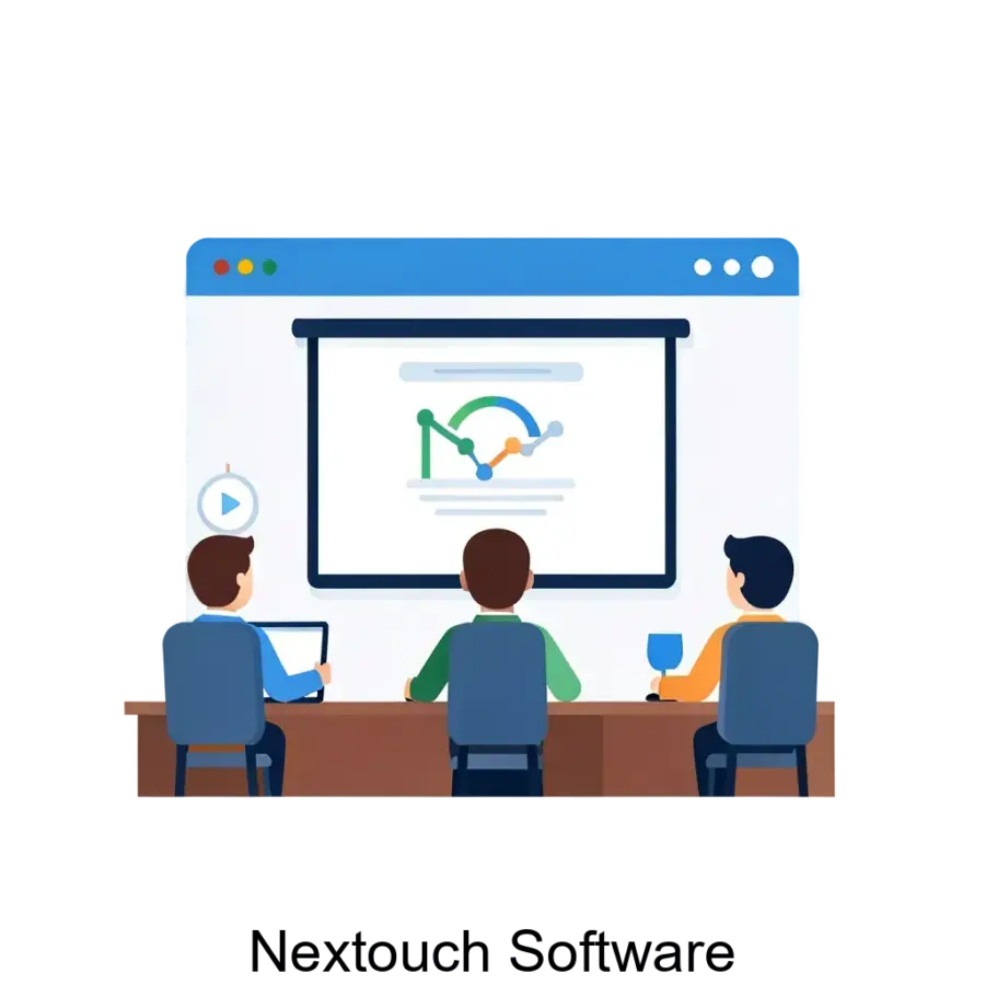 Nextouch Software — предназначена для организации, хранения и управления аудио- и видео-контентом, а также для предоставления доступа к нему целевой аудитории как в онлайн.