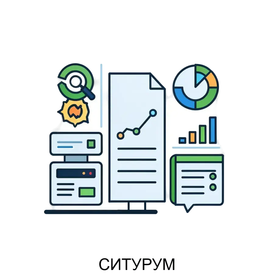 Ситурум - это решение для создания ситуационных центров высших должностных лиц и органов управления субъектов РФ, министерств, ведомств и крупных корпораций. Основная задача: управленческие решения с большими данными.