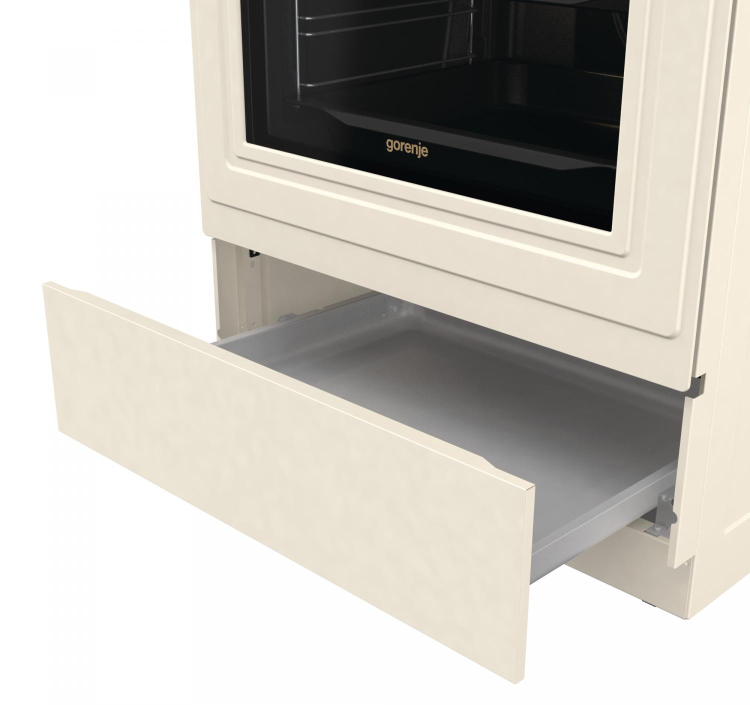 Плита Электрическая Gorenje GECS6B70CLI бежевый стеклокерамика (без крышки) — изображение 9