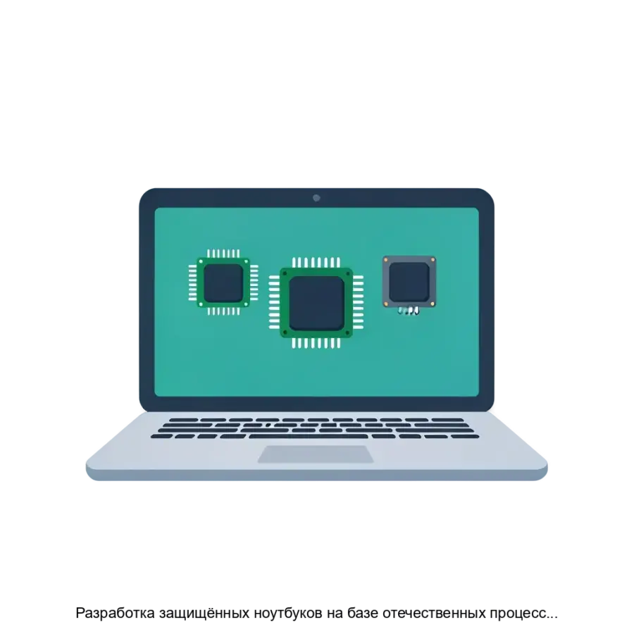 Разработка защищённых ноутбуков на базе отечественных процессоров Эльбрус 1С+ — Этот защищённый ноутбук предназначен для использования в условиях, требующих максимальной защиты информации и надежности.