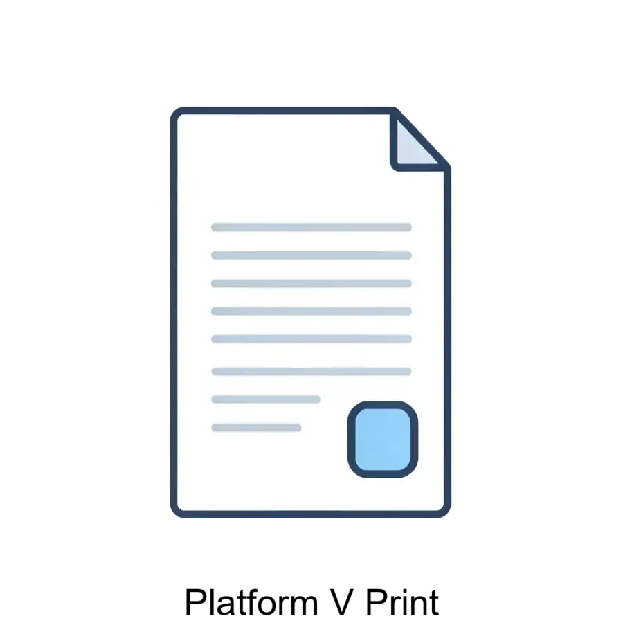 Программа "Platform V Print" (DCG) представляет собой сервис генерации документов (DCGN), предназначенный для обеспечения единого универсального подхода к формированию (созданию) электронных документов.