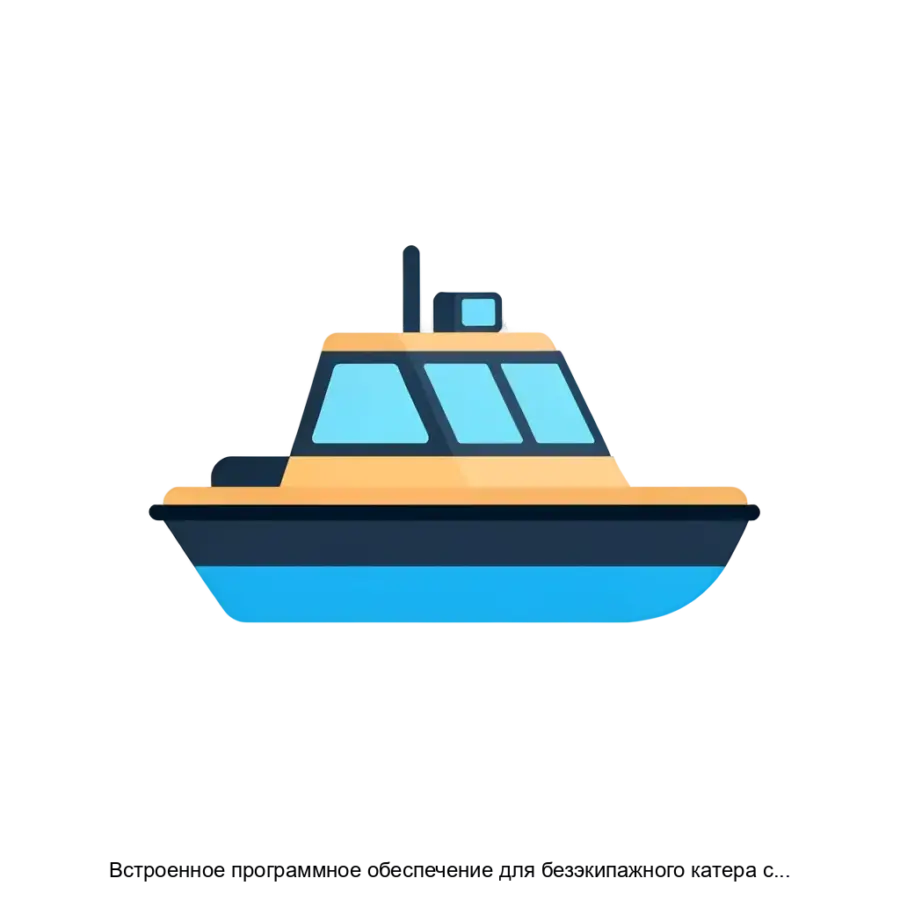 Встроенное программное обеспечение для безэкипажного катера с наземным модулем управления представляет собой комплексное. Основная задача: управление автономным катером дистанционно.