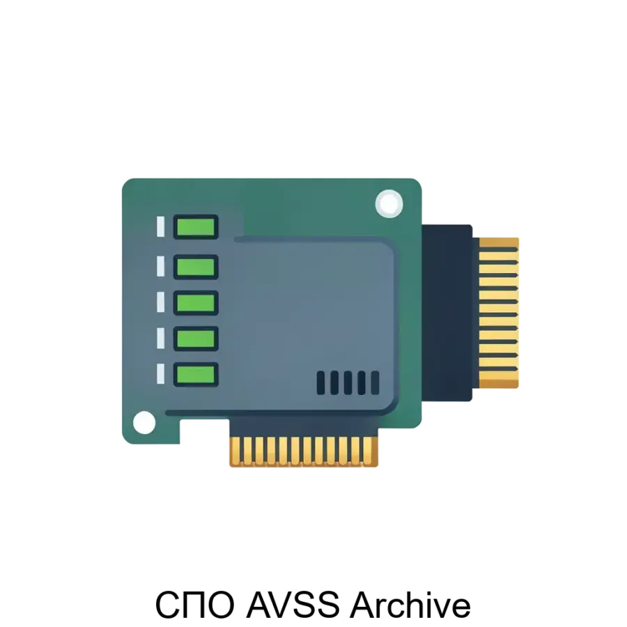 СПО AVSS Archive — это специализированное программное обеспечение, предназначенное для обеспечения функциональности и управления промышленным накопителем информации модели БРУА.463369.0005.04.