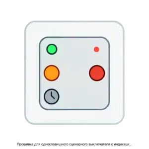 Купить Прошивка для одноклавишного сценарного выключателя с индикацией и внешним датчиком температуры DB 00 86 01 Bus77 Pro Lite - ARPP-28895 из реестра по лучшей цене