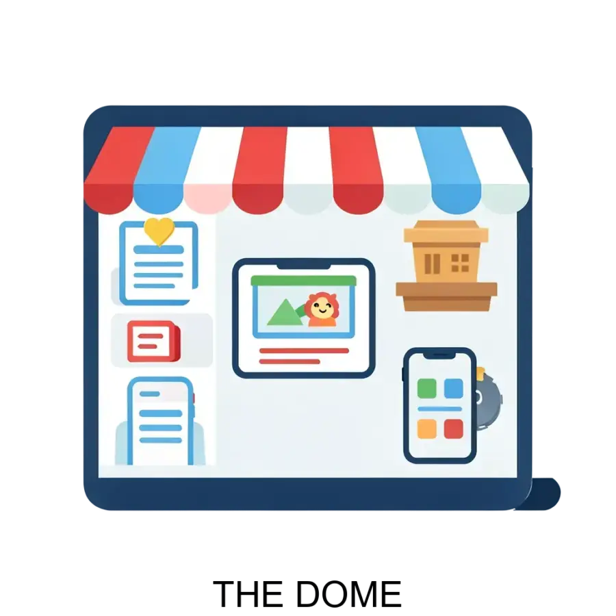 ТЕХНОЛОГИЯ THE DOME — это многофункциональная цифровая платформа электронной коммерции, разработанная для организации и управления онлайн-маркетплейсом. Основная задача: многофункциональная платформа для онлайн-торговли.