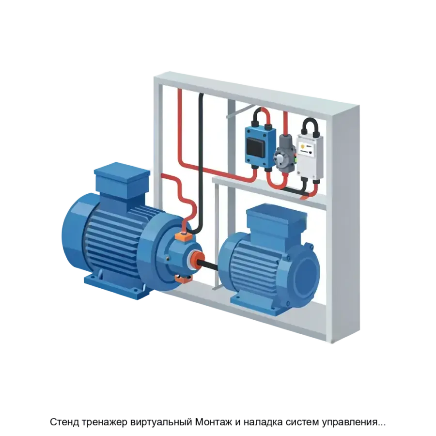Стенд тренажер виртуальный Монтаж и наладка систем управления асинхронным электродвигателем ТС МиН СУАД — Виртуальный тренажер «Монтаж и наладка систем управления асинхронным электродвигателем ТС МиН СУАД» — это.