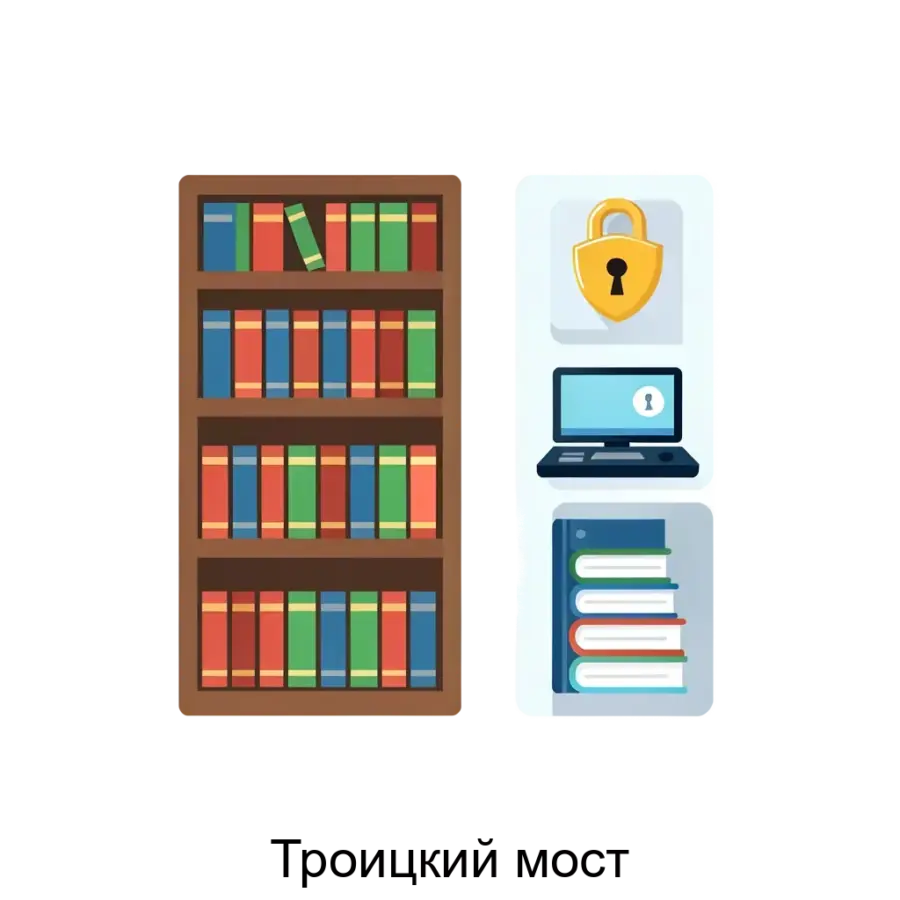 Троицкий мост — это комплексная система автоматизации библиотечных процессов, разработанная для эффективного управления книжным фондом.