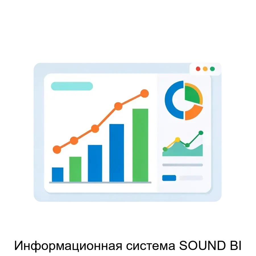 Информационная система SOUND BI — Эта система предназначена для интеграции и отображения аналитической информации посредством настраиваемых виджетов, которые позволяют пользователям не только просматривать данные.