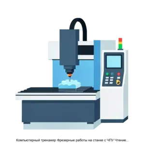 Купить Компьютерный тренажер Фрезерные работы на станке с ЧПУ Чтение чертежей Резание Программирование - ARPP-27729 из реестра по лучшей цене