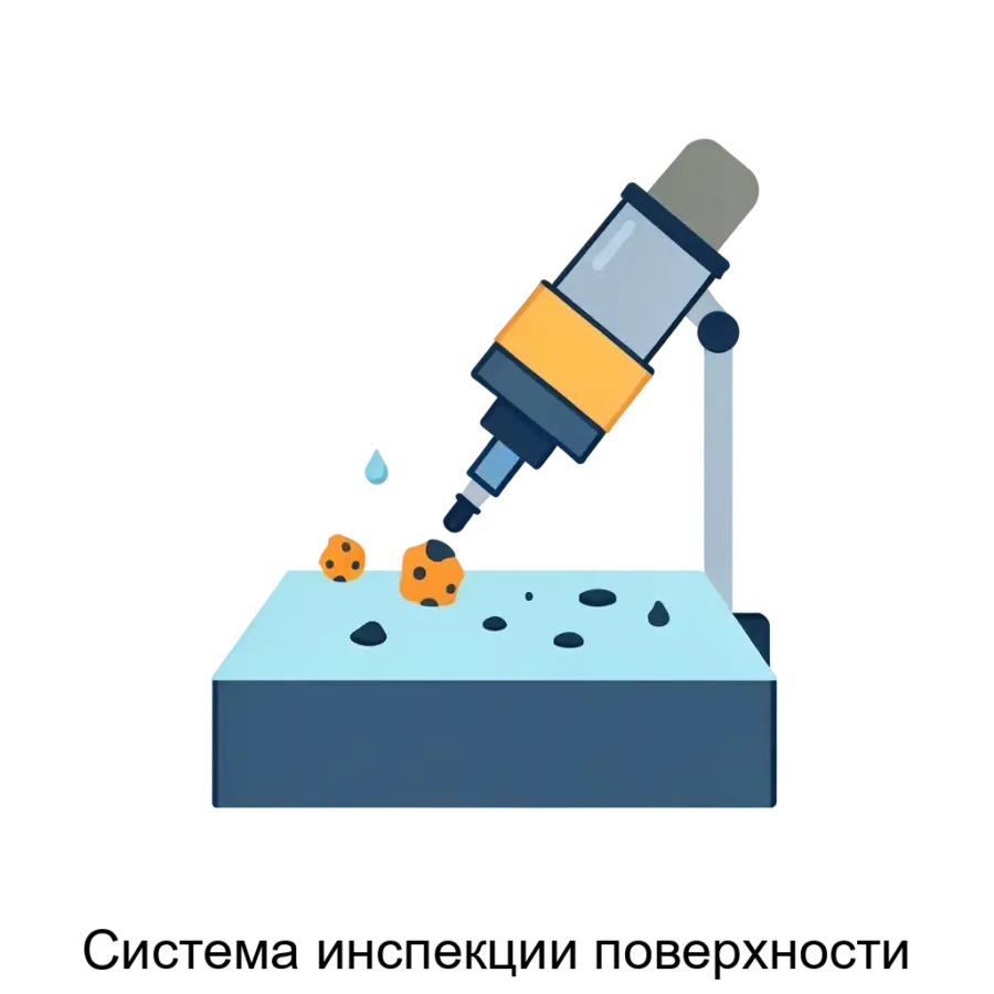 Система инспекции поверхности — это современное программно-аппаратное решение, предназначенное для автоматизации контроля качества поверхности объектов производства.