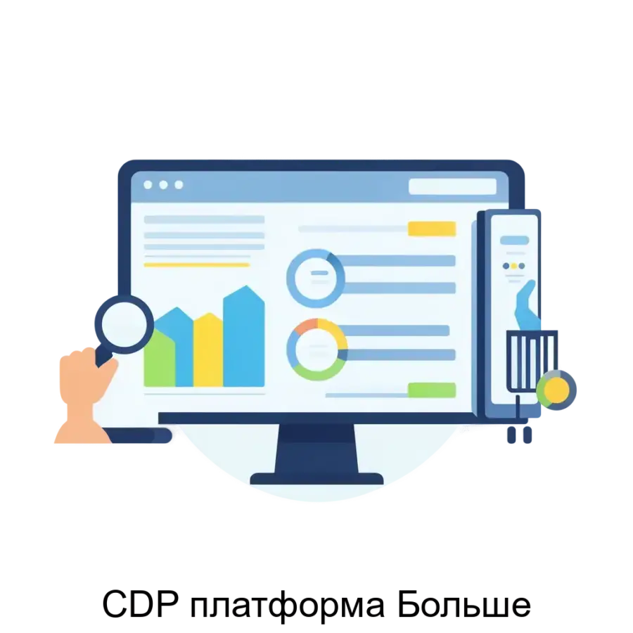 CDP платформа Больше — CDP платформа «Больше» является современным программным продуктом, предназначенным для запуска, управления и оптимизации маркетинговых кампаний с персонализированным подходом к каждому клиенту.