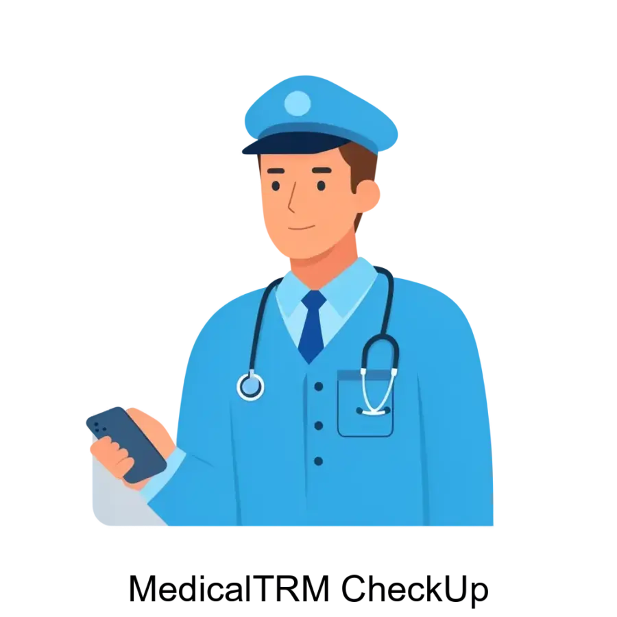 MedicalTRM CheckUp — это специализированное программное обеспечение для проведения дистанционных медицинских осмотров, предназначенное для использования в предрейсовых, послерейсовых.