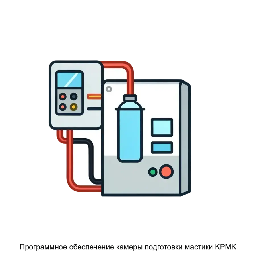 Программное обеспечение камеры подготовки мастики KPMK от НПП КВАНТ представляет собой комплексное решение для точного контроля и автоматизации процессов. Основная задача: автоматизированный контроль температуры мастики.
